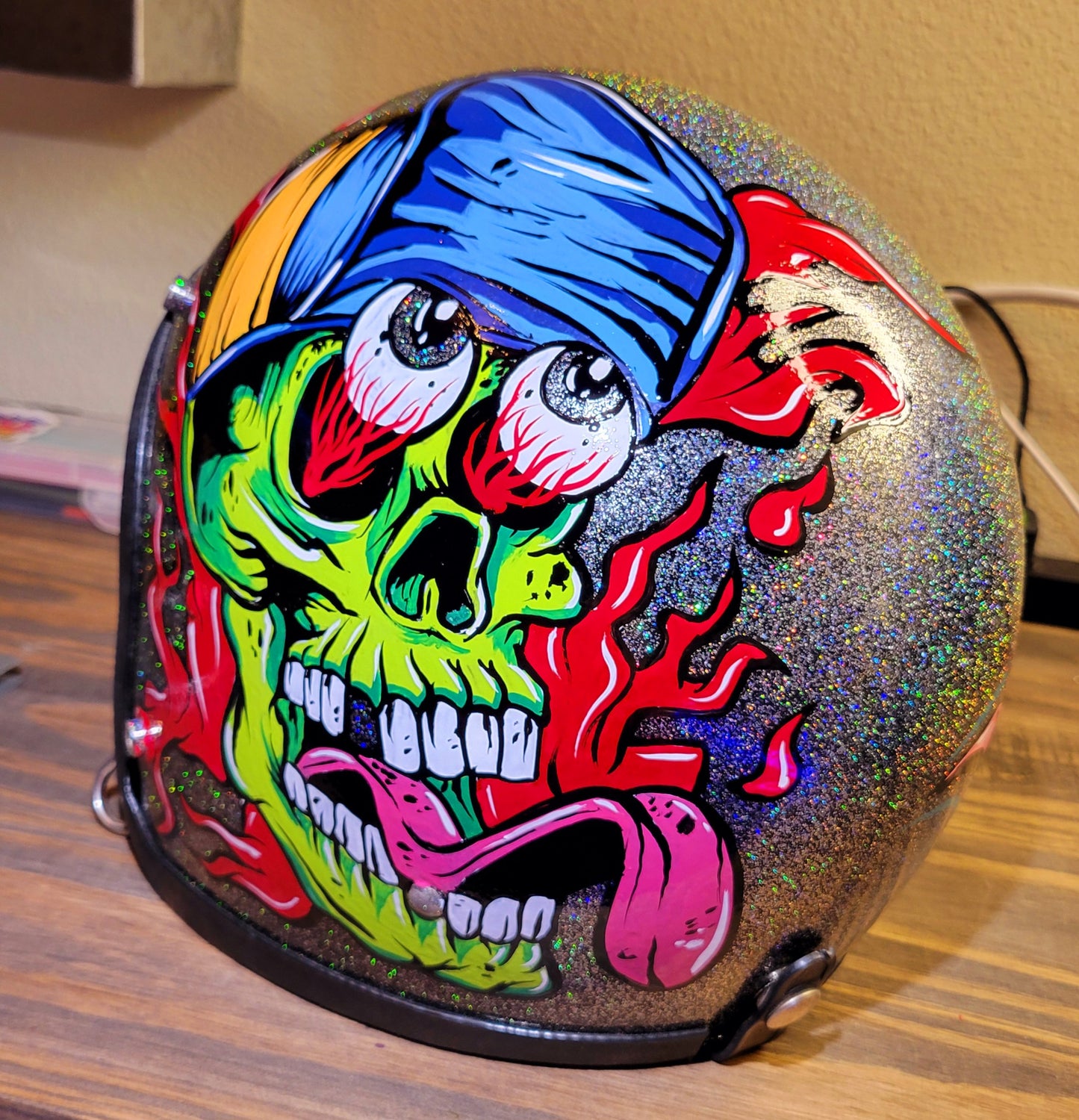 Custom "SKULL"  helmet