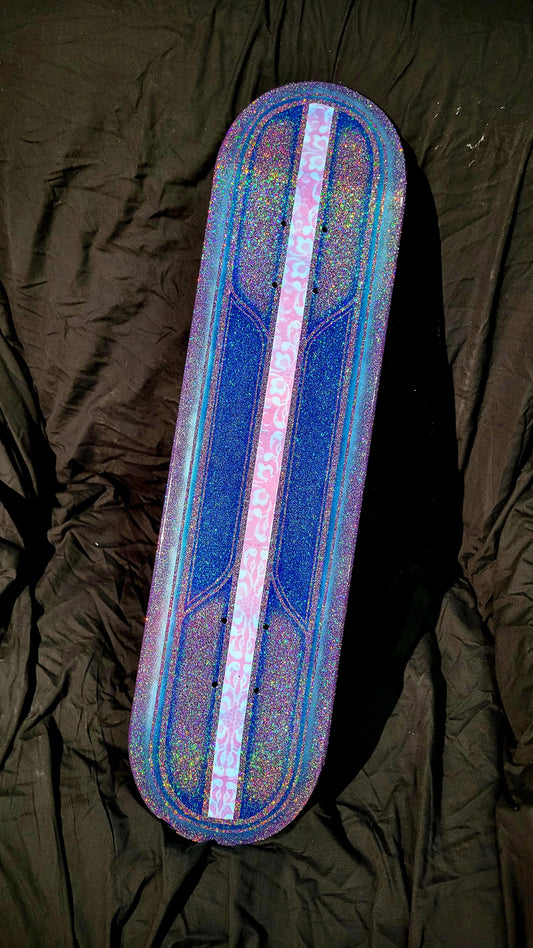 "Icyblue" skateboard deck